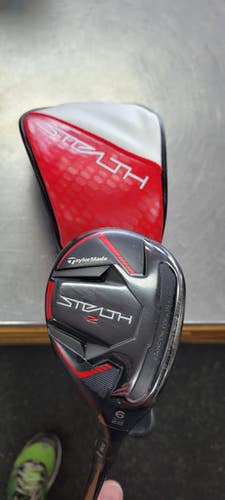 Used Taylormade STEALTH 2 RESCUE Mens Hybrid Club RH 6 Hybrid 11497-S000150775