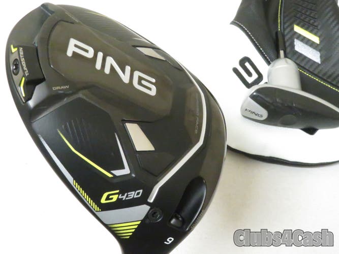 PING G430 MAX Driver 9 TOUR 2.0 Chrome 75 X-Flex +Cover .. Near MINT