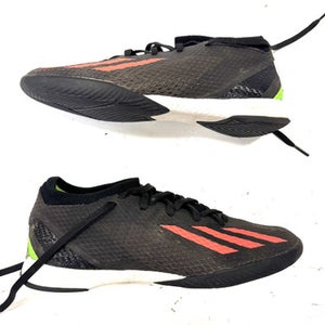 Used Adidas Soccer Indoor Shoes Black Senior 6.5 11860-S000295226