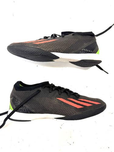 Used Adidas Soccer Indoor Shoes Black Senior 6.5 11860-S000295226