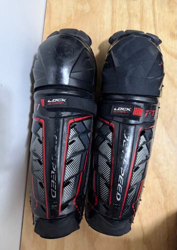 Used Ccm ft1 shin guards size 15