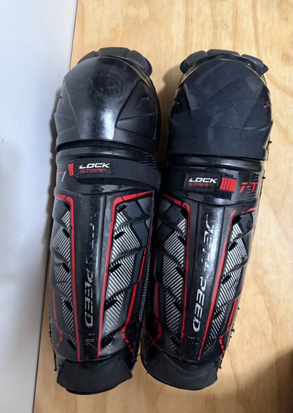 Used Ccm ft1 shin guards size 15