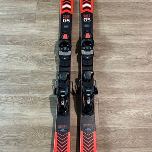 Volkl RaceTiger GS 132 cm Kids Racing Skis With Bindings (Used)