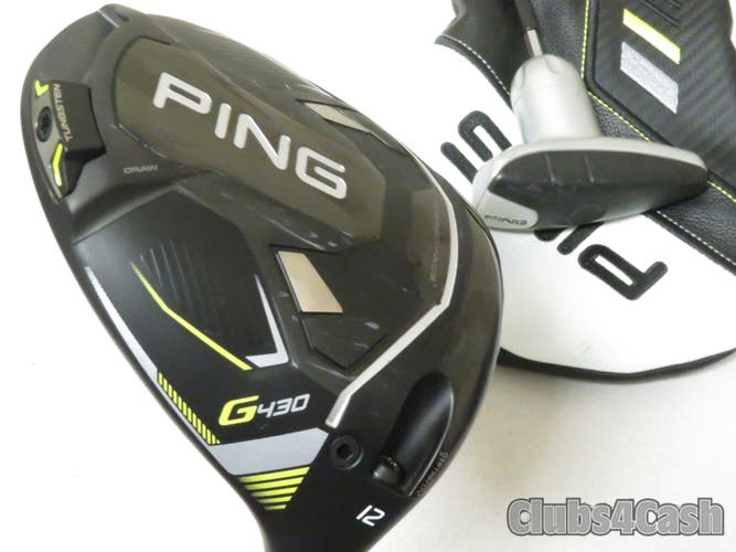 PING G430 MAX Driver 12 Alta CB 55 Black SR-Flex +Cover  SENIOR  Near MINT