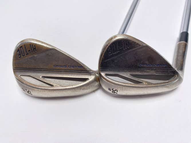 TaylorMade Milled Grind HI-TOE Wedge Set 50* 9 56* 10 KBS Hi-Rev 2.0 Mens LH