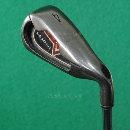 Callaway Big Bertha 2006 Single 4 Iron Precision Microtaper Steel Uniflex