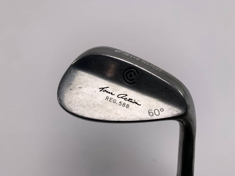 Cleveland 588 Chrome Lob Wedge LW 60* Wedge Steel Mens RH Oversize Grip