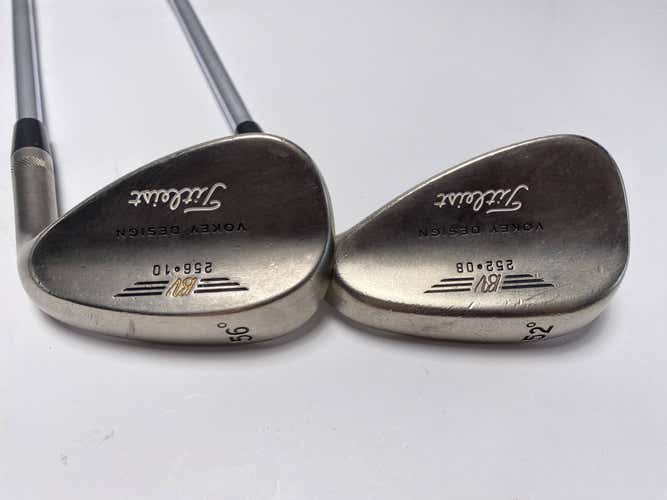 Titleist Vokey Spin Milled CC Chrome Wedge Set 52* 8 | 56* 10 DG Mens RH