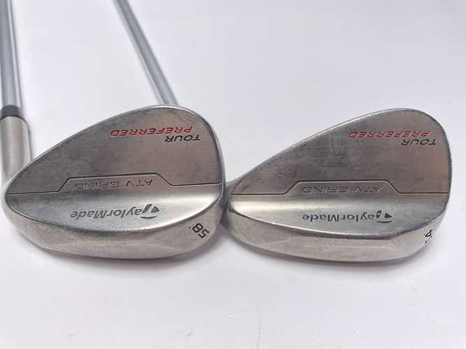 TaylorMade Tour Preferred ATV Grind 2014 Wedge Set 54* 58* KBS Tour-V Mens RH