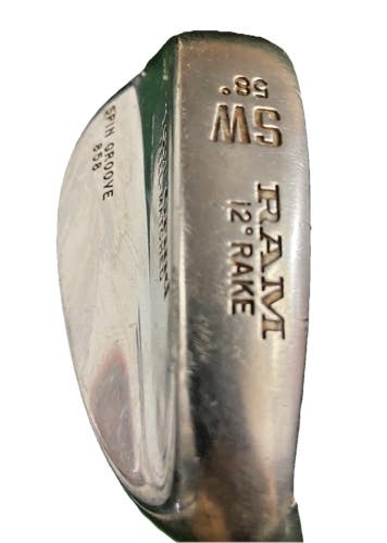RAM Tour Grind Spin Groove 858 Sand Wedge RH Brunswick 6.5 Steel 35" New Grip