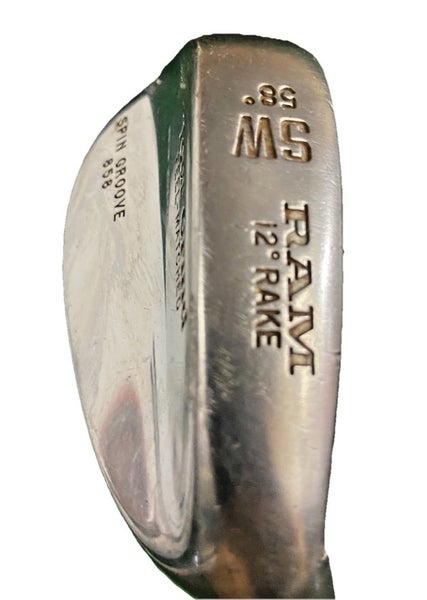 RAM Tour Grind Spin Groove 858 Sand Wedge RH Brunswick 6.5 Steel 35" New Grip