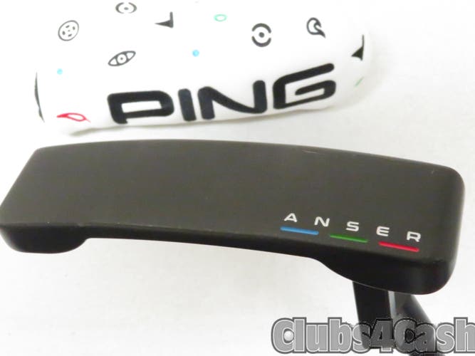 PING PLD Milled Anser Putter Stealth Matte Black Graphite Shaft 35" + Cover MINT