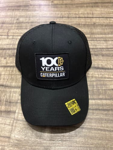 Caterpillar 100 Years Adjustable SnapBack Mesh Hat One Size Brand New