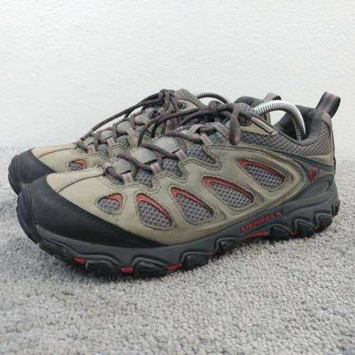 Merrell Pulsate Mens Size 10 Hiking Shoes Leather Sneakers Low Top Lace Up