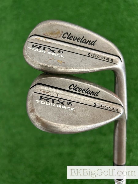 Cleveland RTX 6 Zipcore Tour Rack Raw 2 Wedge Set (52 & 58 Degrees)