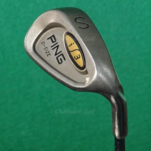 Ping i3 O-Size White Dot SW Sand Wedge Factory Cushin JZ Steel Stiff