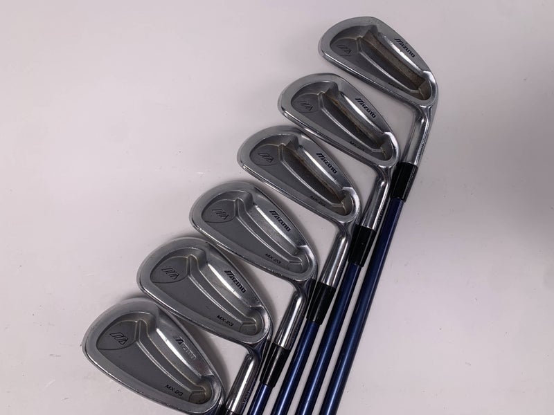 Mizuno MX 23 Iron Set 5-PW Exsar Blue Regular Graphite Mens RH