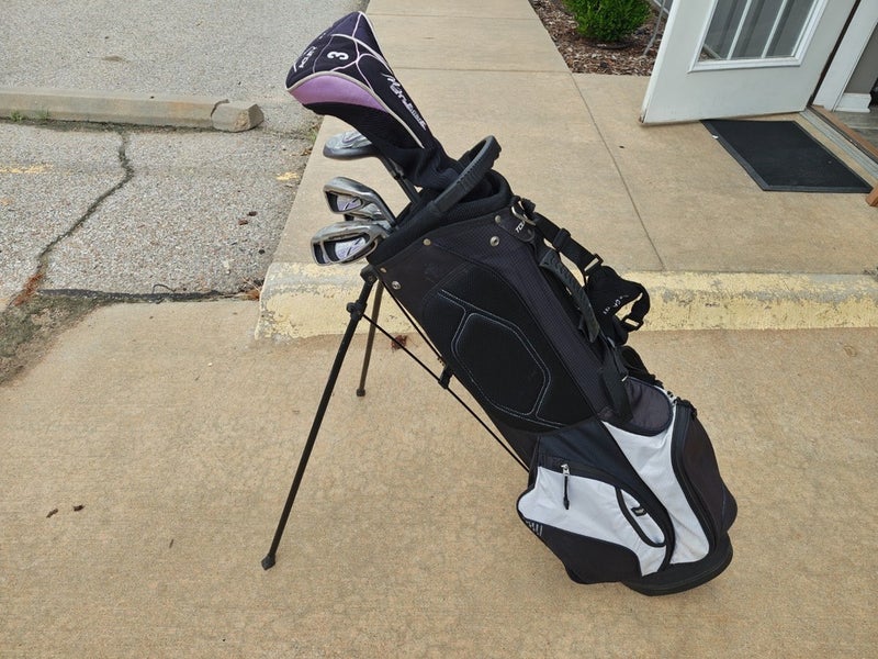 Acuity 11 Piece Turbo Plus Ladies Flex Graphite Complete Golf Set Stand Bag