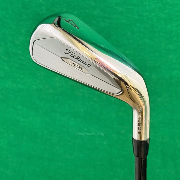 Titleist U-505 Forged 2023 4 Iron Utility HZRDUS Black GEN4 6.0 Graphite Stiff