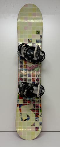 Burton Ginger 138cm Twin-Tip All-Mountain Girls Snowboard Freestyle Bindings