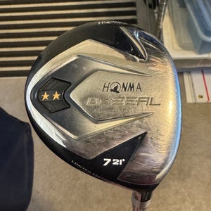 Honma Be ZEAL 7-Wood 21° | ARMRQ8 48 R Shaft | Premium Japanese Fairway Wood