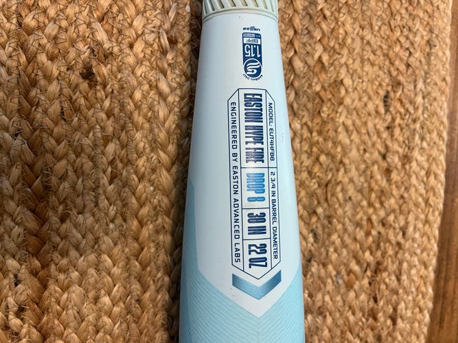 2025 Easton Hype Fire Composite USSSA Certified Bat (-8)  22 oz 30" (Used)