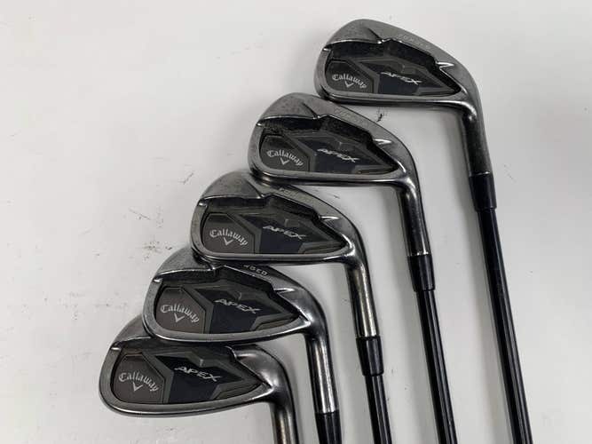 Callaway Apex Smoke 19 Iron Set 5-9 True Temper Elevate VSS Stiff Steel Mens RH