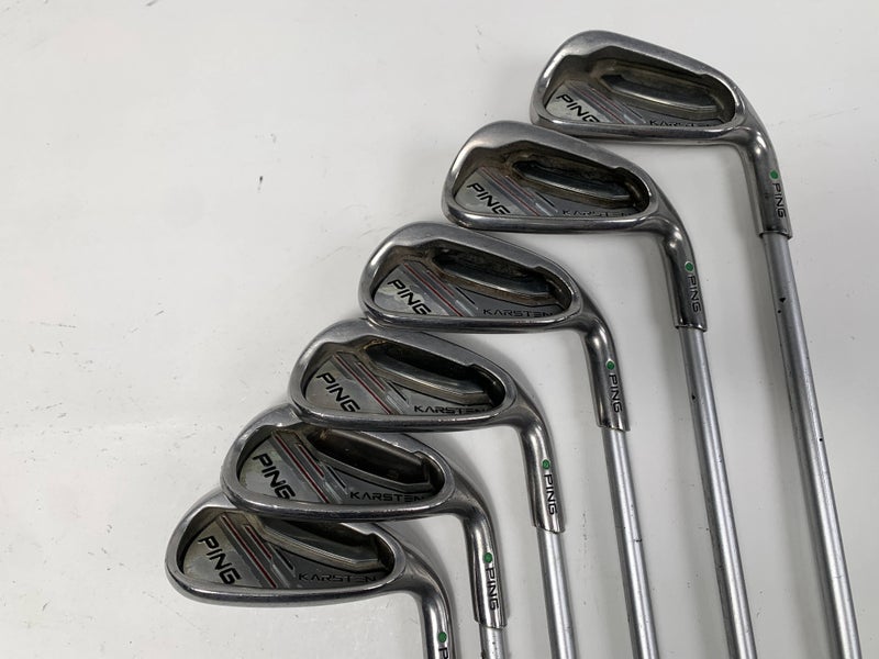 Ping Karsten 2014 Iron Set 7-PW+GW+SW Green Dot 2* Up KS 401 Regular RH