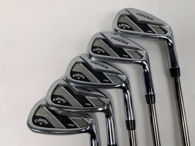 Callaway Mavrik Pro Iron Set 6-PW Recoil ZT9 460 F3 Regular Graphite Mens RH