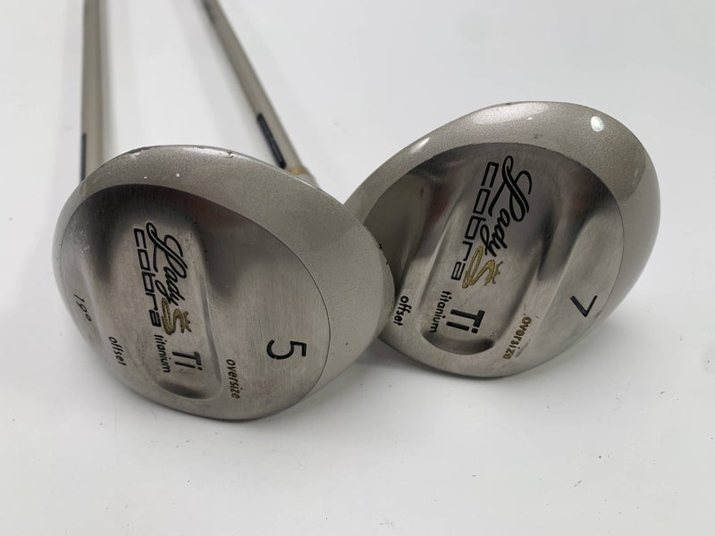Cobra Lady Cobra Oversize 5 & 7 Fairway Wood Set 19* 22* Ladies Graphite RH