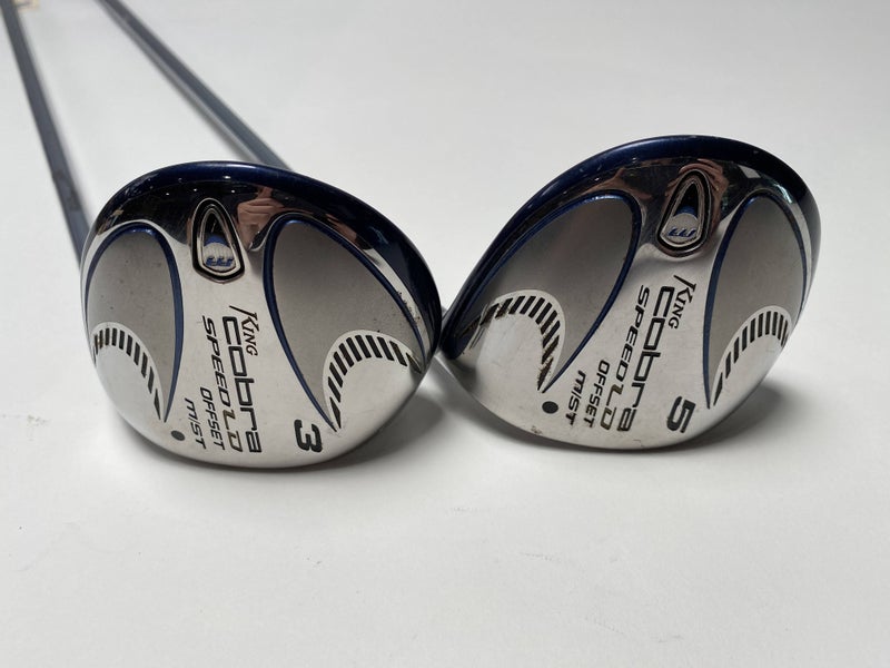 Cobra Speed LD M OS 2008 3 & 5 Fairway Wood Set 15* 18* M Speed Tuned Ladies RH