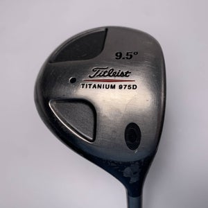 Titleist 975 D Driver 9.5* Stiff Graphite Mens RH Midsize Grip