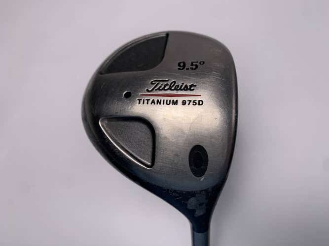 Titleist 975 D Driver 9.5* Stiff Graphite Mens RH Midsize Grip