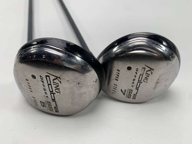 Cobra SS Hyper Steel Offset 5 & 7 Fairway Wood Set Graphite Design Ladies RH