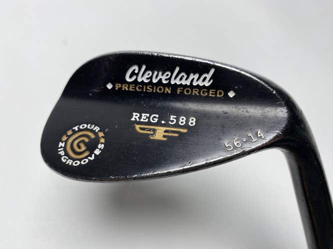 Cleveland 588 Black Pearl 2012 56* 14 True Temper Tour Concept Wedge Steel RH