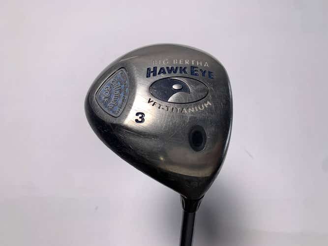 Callaway Hawkeye VFT 3 Fairway Wood 15* Big Bertha Gems 50 Ladies RH
