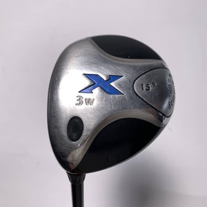 Callaway X 3 Fairway Wood 15* Fujikura 60g Regular Graphite Mens LH