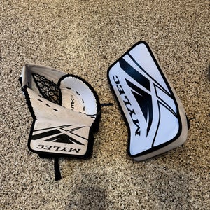 Mylec Goalie Glove And Blocker Regular (Barely Used)