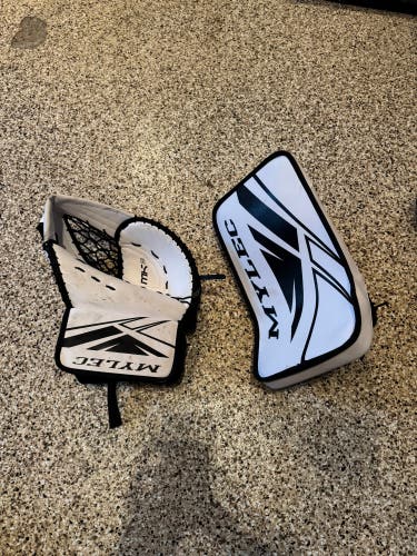 Mylec Goalie Glove And Blocker Regular (Barely Used)