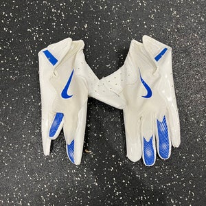 Used Nike VAPOR JET FB Gloves Clear And Royal Blue XL 11849-S000030146