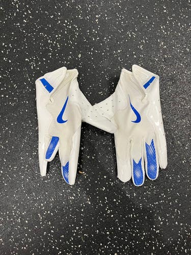 Used Nike VAPOR JET FB Gloves Clear And Royal Blue XL 11849-S000030146