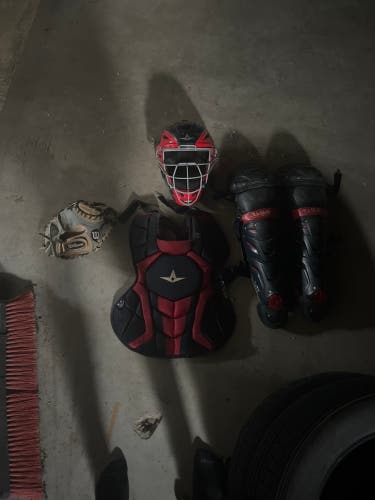 All Star Catcher's Set (Used) With A2000 Catchers Glove