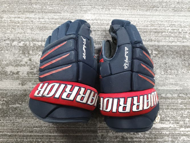 Blue Junior Warrior Alpha QX3 Gloves 12" (Used)