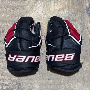 Red Senior Bauer Supreme Ultrasonic Gloves 13"
