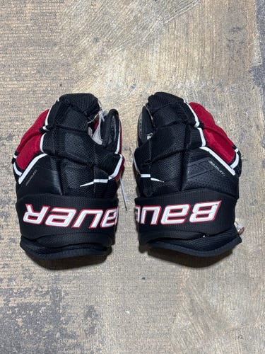 Red Senior Bauer Supreme Ultrasonic Gloves 13"