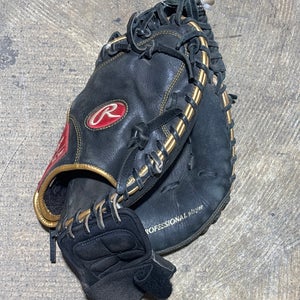 Black Rawlings R9 RH Catcher's Baseball Glove 32.5"