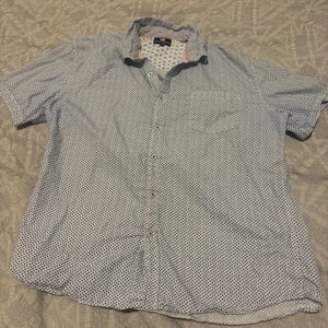 Michael Brandon Los Angeles Button Down Shirt Adult Large Slim Fit