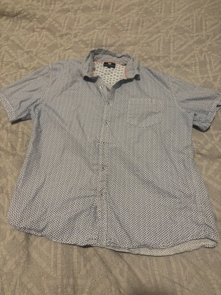 Michael Brandon Los Angeles Button Down Shirt Adult Large Slim Fit