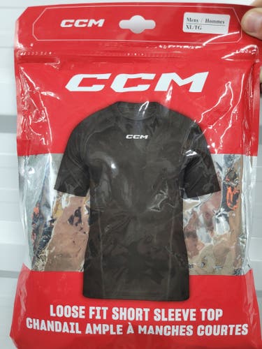 Black XL Men's CCM Shirt Loose Fit (New)