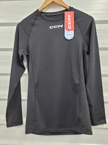 Black Medium Boys CCM Compression (New)